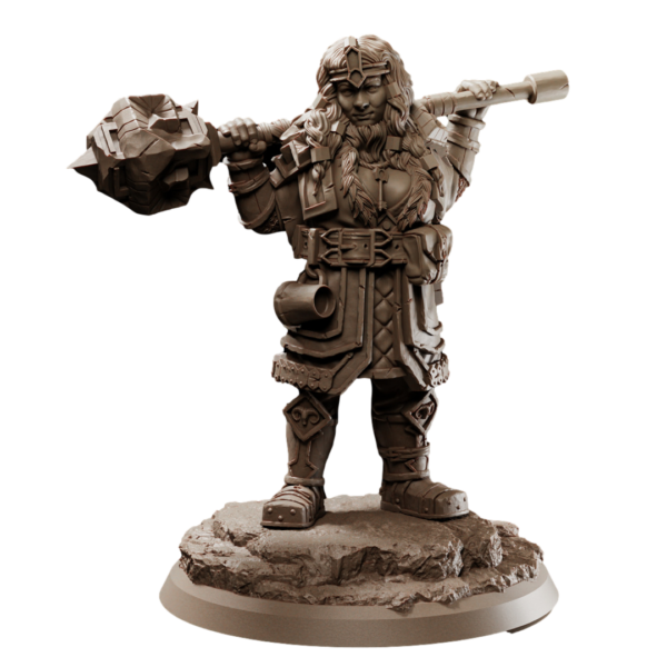 Female Dwarf Warrior - Krasnoludzka Wojowniczka - Flesh of Gods