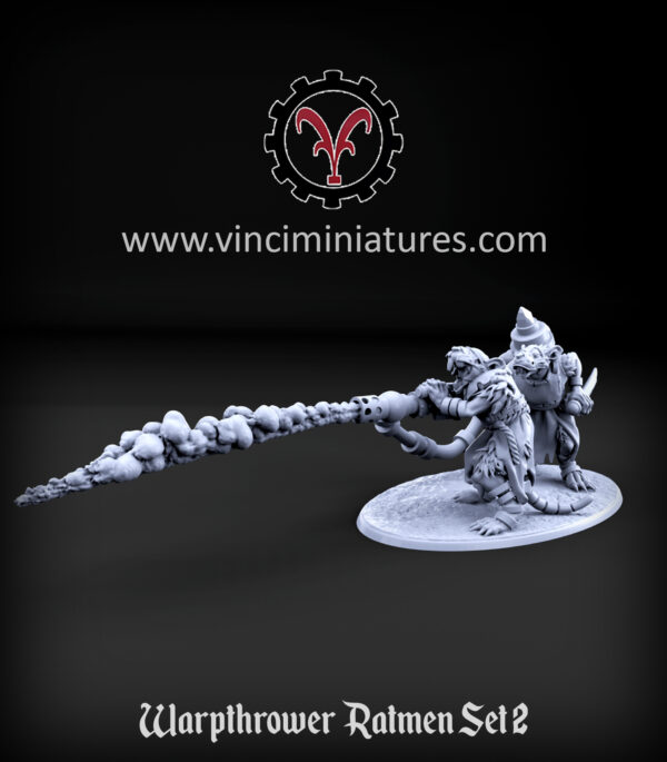 Warpthrower Ratmen Set 2 - x5