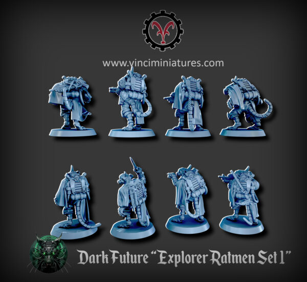 Dark Future Explorer Ratmen Set 1 - x8