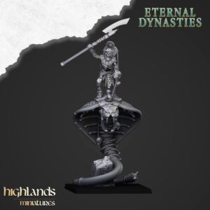 Mounted Ancient Guard on Great Snakes with Spears - x1
