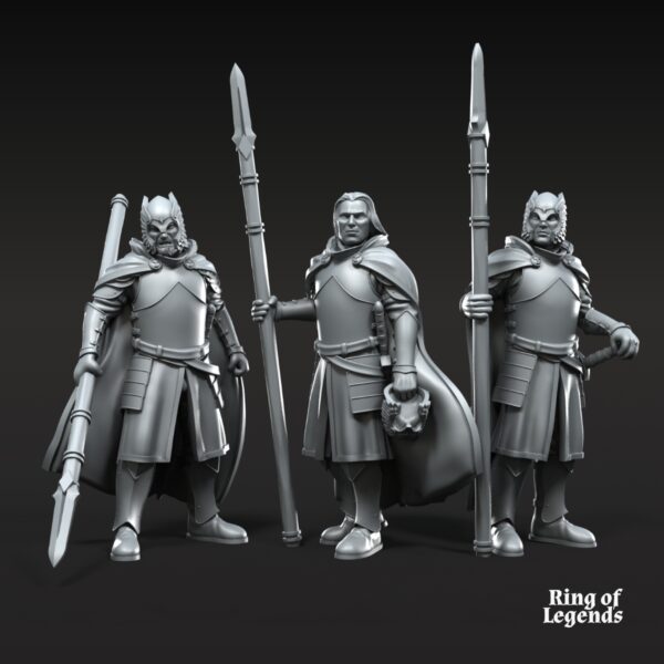 279c6258128a0c16f4b57b4a8bad95b4-1.jpg Grey Castle Court Guards with spears on foot - x6