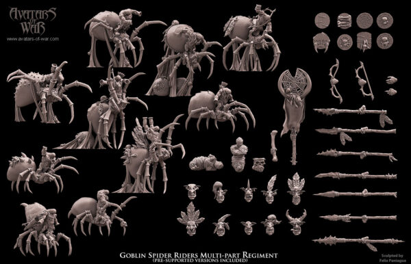 Goblin Spider Riders - x1