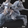 North Warrior Riders with spear/shield - x3