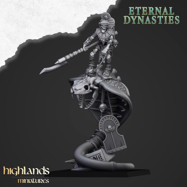 Mounted Ancient Guard on Great Snakes with Spears - x3