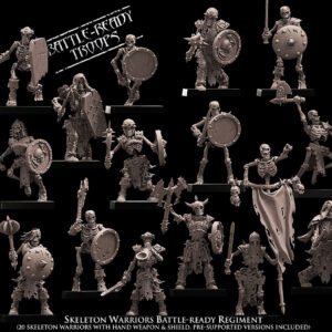 Skeleton Warriors Battle-Ready - x5