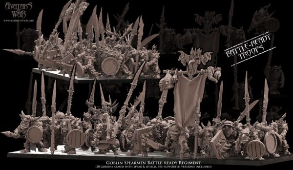 Goblin Spearmen Battle-Ready - x1