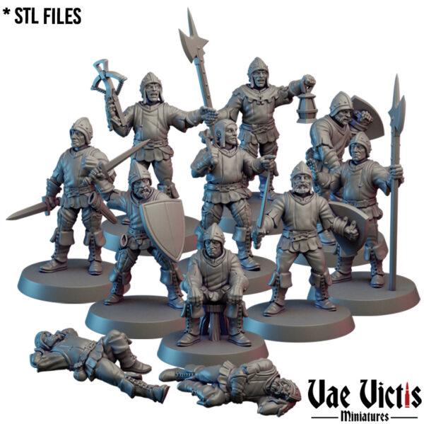 Assembled Village Guards - x8