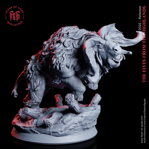 Monster Megalohorn - Potwór Megalohorn - Flesh of Gods