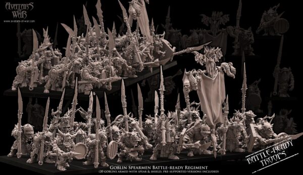 Goblin Spearmen Battle-Ready - x1
