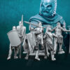 Wounded Grey Castle Warriors x6
