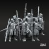4c9107d9fd237c97a2f0a0360b12519c-1.jpg Grey Castle Court Guards with spears on foot - x6