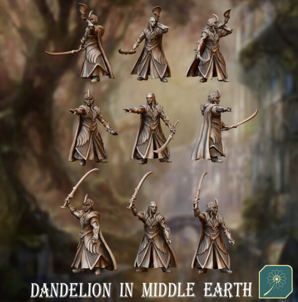 Golden Wood Elf Captain - x1