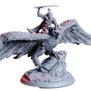 Elves Eagle Rider - Elfi Jeździec Orłów - Flesh of Gods