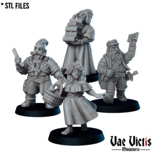 Dwarves Citizen Set - x4