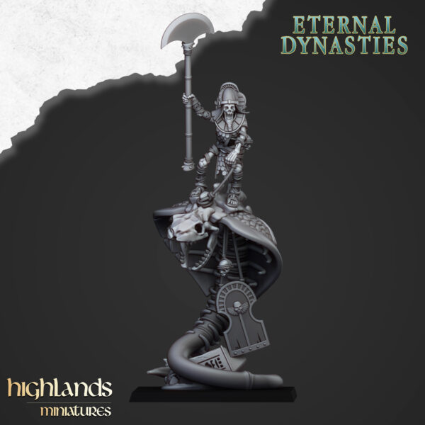 Mounted Ancient Guard on Great Snakes Command - x3