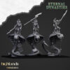 Mounted Ancient Guard on Great Snakes with Spears - x3
