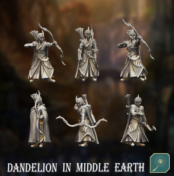 Golden Wood Elf Footmen (Bowman) - x1