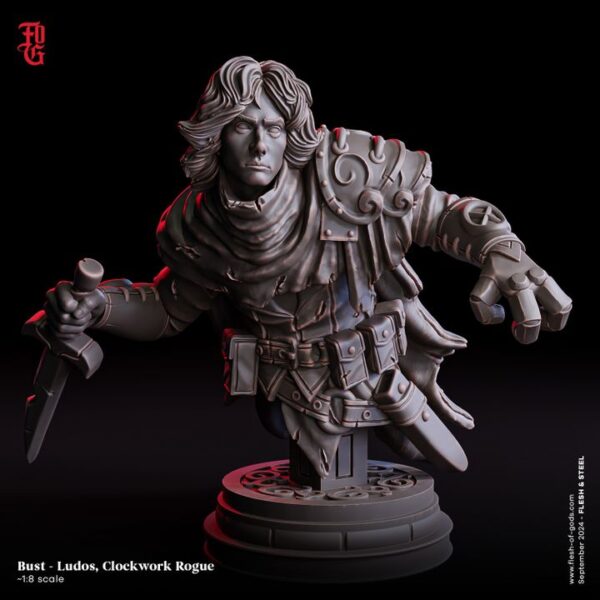 5a6672576dc10bbfdccea9a7a5f747fb.jpg Bust - Ludos, Clockwork Rogue