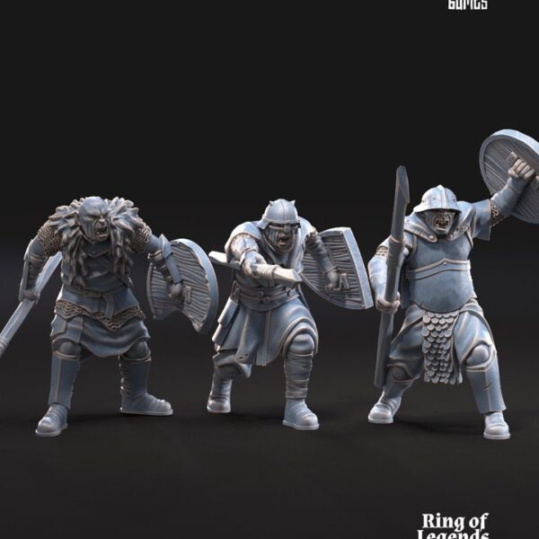 Mörlok Orcs with spear - x6