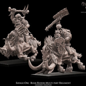 Savage Orc Boar Riders - x1