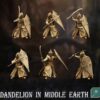 Golden Wood Elf Footmen (Swordman with Shield) - x12