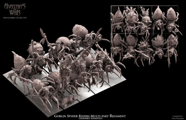 Goblin Spider Riders - x5