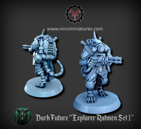 Dark Future Explorer Ratmen Set 1 - x1