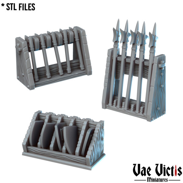Weapon Racks - x3