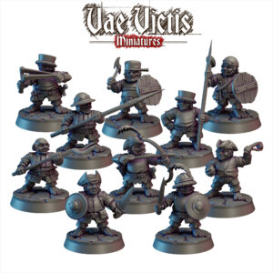 Prebuilt Halflings Warband - x10