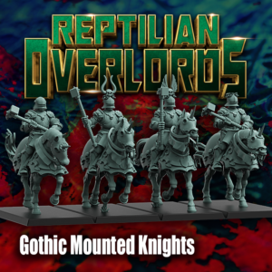 Gothic Mounted Knights - x1