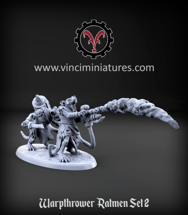 Warpthrower Ratmen Set 2 - x5