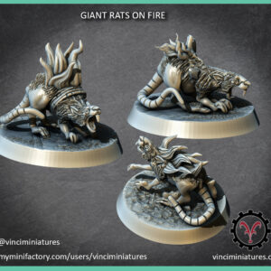Giant Rats On Fire - x1
