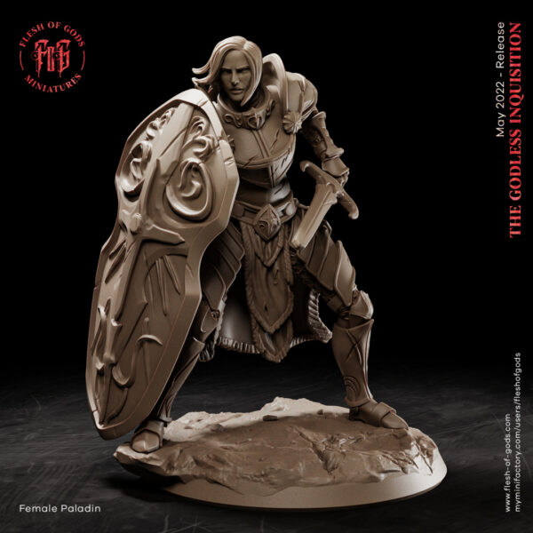 Female Human Paladin - Paladyn (Kobieta) - Flesh of Gods
