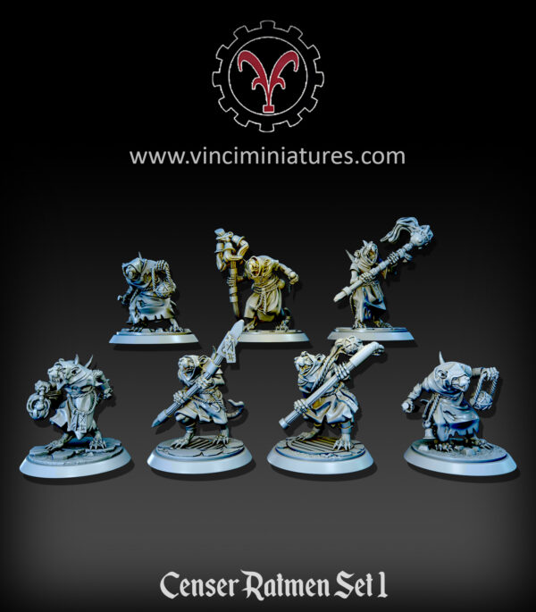 Censer Ratmen Set 1 - x7