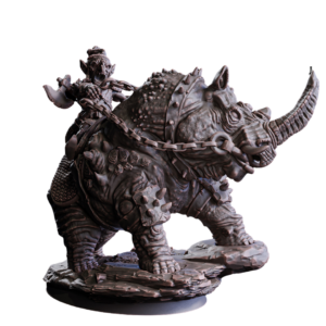 Rhino-Mounted Goblin