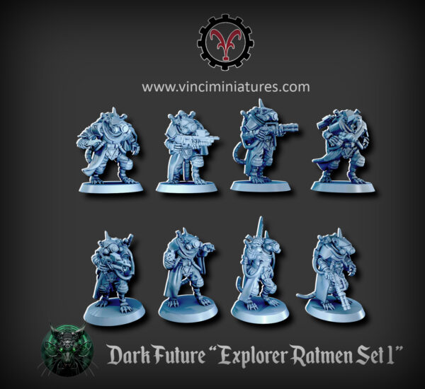 Dark Future Explorer Ratmen Set 1 - x1