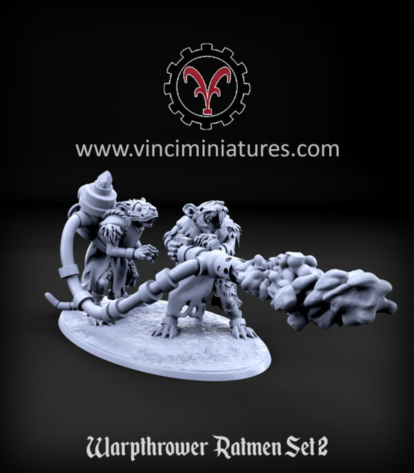 Warpthrower Ratmen Set 2 - x5