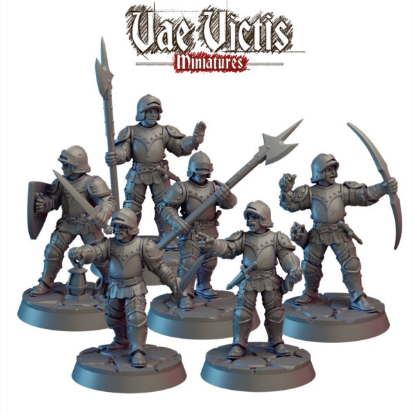 Assembled Human Guards - x6