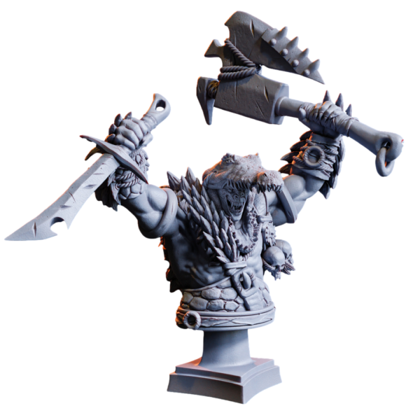 Swamp Orc - Bagienny Ork - Popiersie