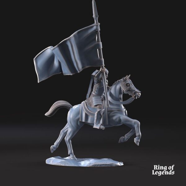 Grey Castle banner Mounted