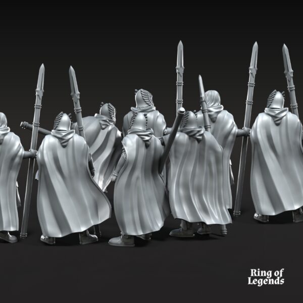 8fdf7a7c88723ab16cddea0bda40a014-1.jpg Grey Castle Court Guards with spears on foot - x6