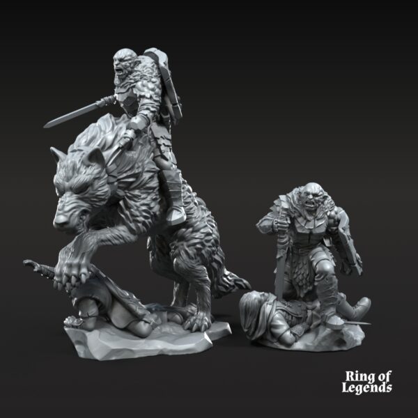 Korvog, Orc Lord Commander ft and mtd