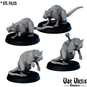 Giant rats - x4
