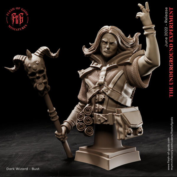 Dark Wizard Popiersie - Flesh of Gods