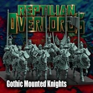Gothic Mounted Knights - x5