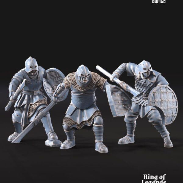 Mörlok Orcs with spear - x6