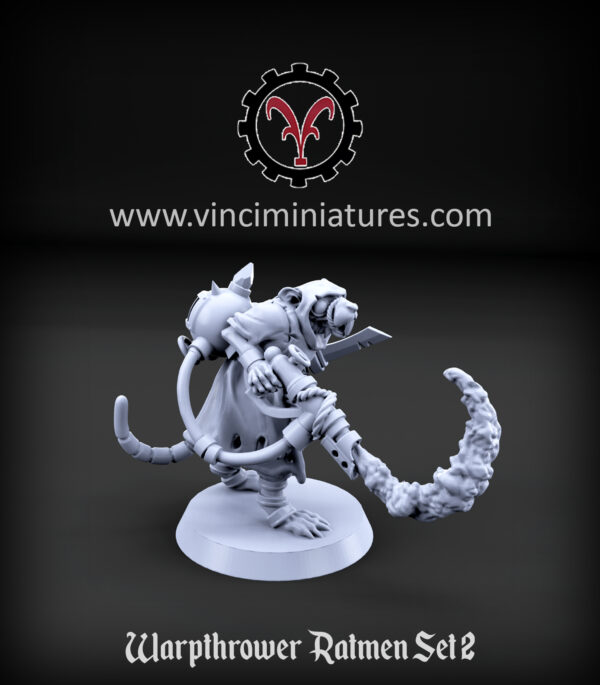 Warpthrower Ratmen Set 2 - x5