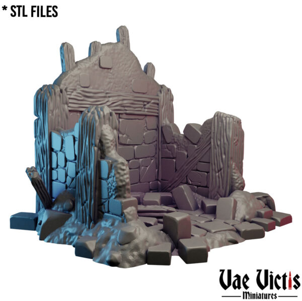 House Ruins Set - x3