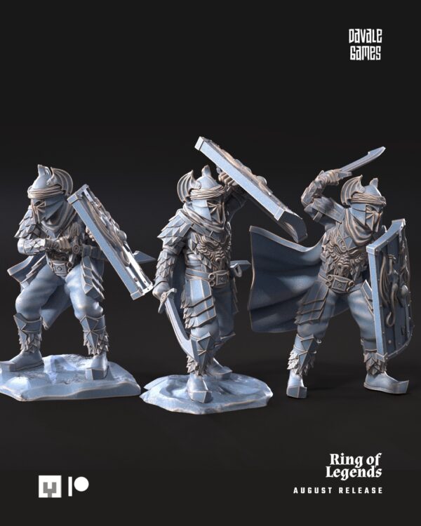 Dragon Army Elite with Sword and shield x6