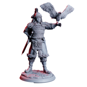 Highland Elves Hunter with Eagle  - Elfi Łowca z gór z Orłem  - Flesh of Gods